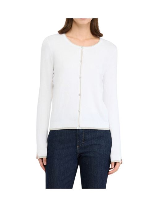 Cardigan with jewel buttons Liu Jo | WXX056MS49I.10701